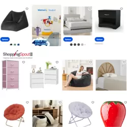 Walmart Dorm room Furniture